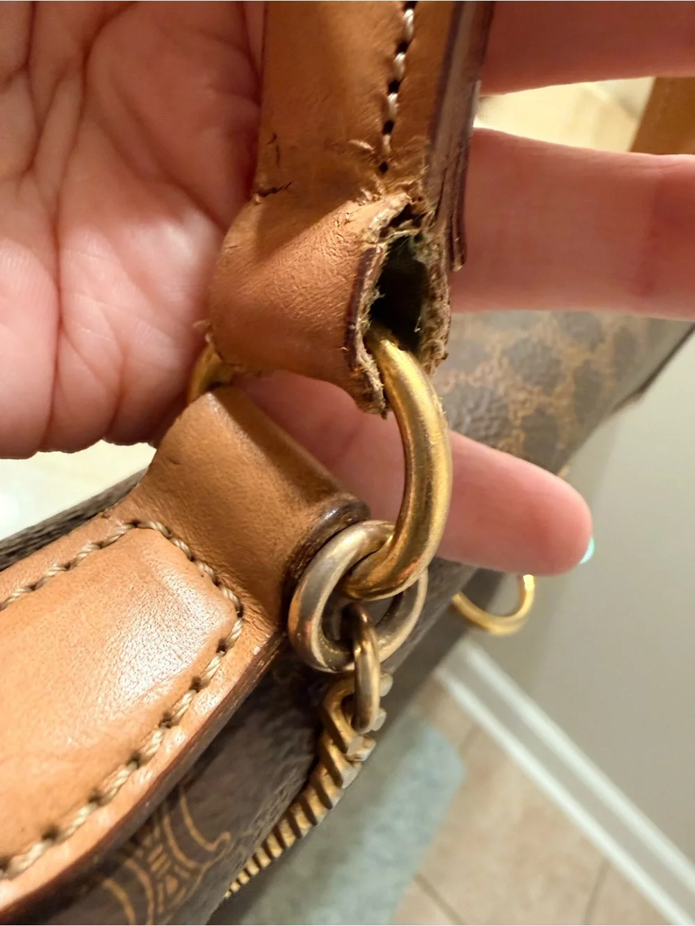 *Authentic* Celine - Macadam Top Handle Bag w/ COA